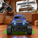 WSD E88 E89 RTR 1/64 2.G RWD Mini RC Car with Suitcase Off-Road Climbing Truck LED Light Two Speed Full Scale Desktop Large Foot Remote Control Vehicles Models Boys Gifts Toys