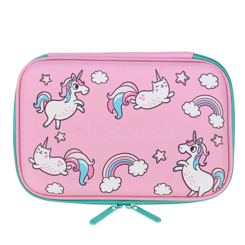 EVA Cartoon Pencil Case Pen Bag Large Mermaid Crocodile Dinosaur Pencil Box Kids School Students Stationary Gifts