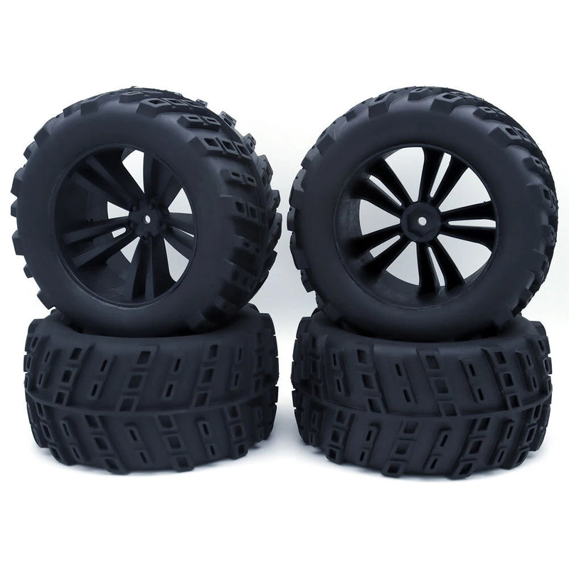 4PCS ZD Racing 1/10 Truck Universal Wheel Tire for HPI HSP Savage XS TM Flux RC Car Parts