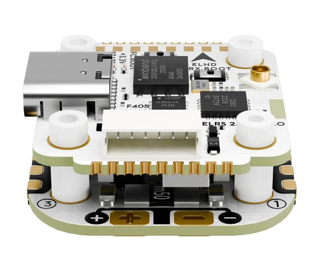 16mm*16mm Flywoo GOKU Quad GN405 Nano HD V3 F4 Flight Controller with TXCO ELRS 2.4g RX & 35A 2-4S ESC Stack for Quadcopter FPV Racing Drone