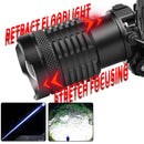 XHP70 30W LED White Blue Yellow Light USB Rechargeable Headlamp Ultra Light Bright LED Headlight Portable Front Head Light Fishing Flashlight with 18650 Battery