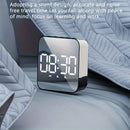 LED Clock Student Alarm Clock Plug-In Dual-Purpose Large Screen Display Digital Clock Voice-Controlled Temperature Clock