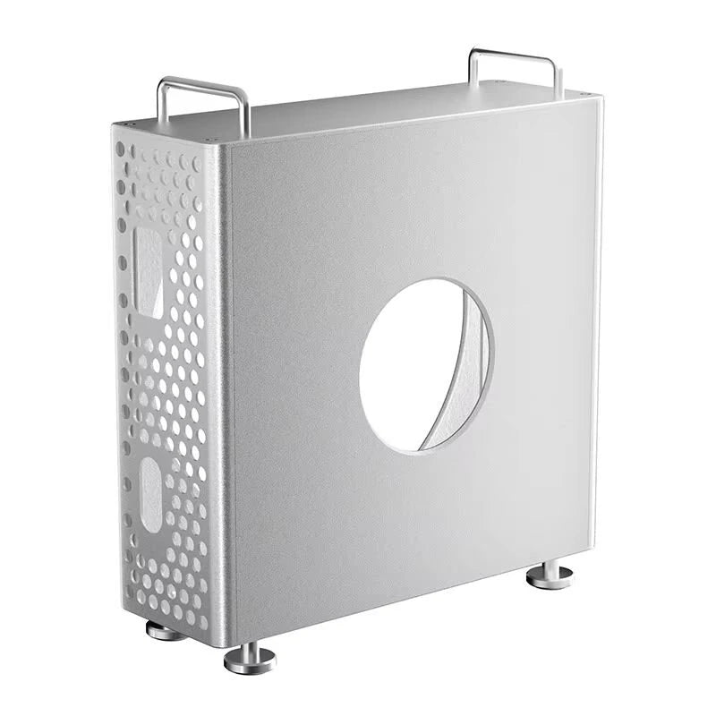 MM404 Mac/Mini Computer Host Aluminum Alloy Protective Shell Heat Dissipation Shockproof Cover Chassis for Mac/Mini