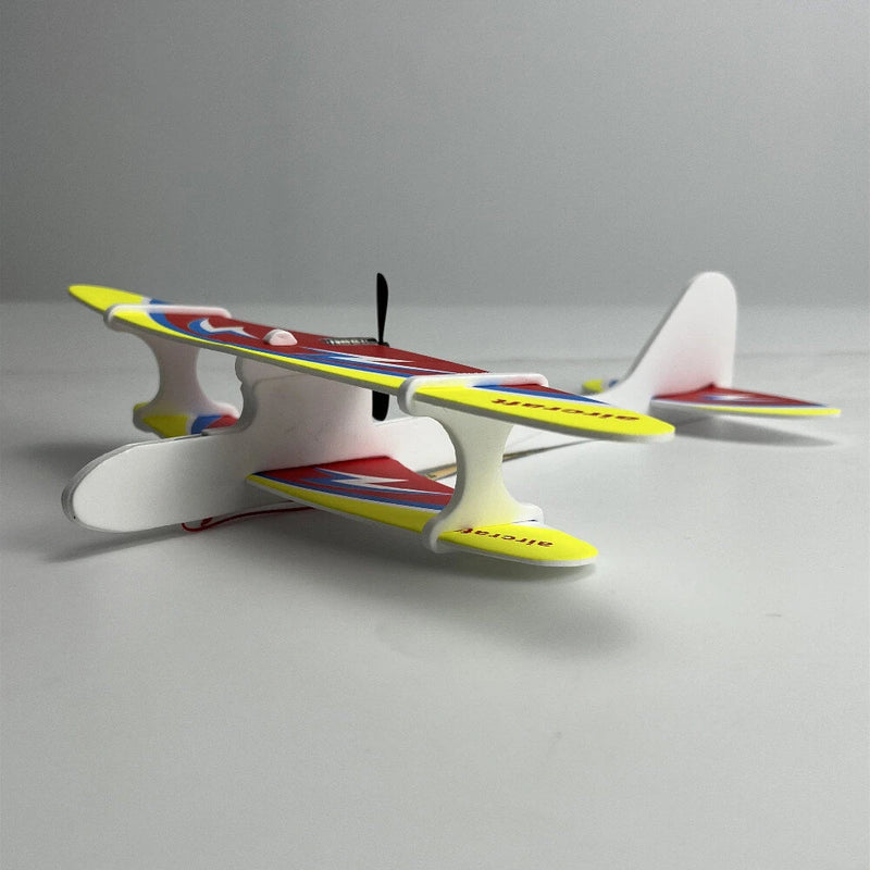Single/Bi-plane Electric Glider Assembly kit Science Education Toys Airplane Model DIY Set
