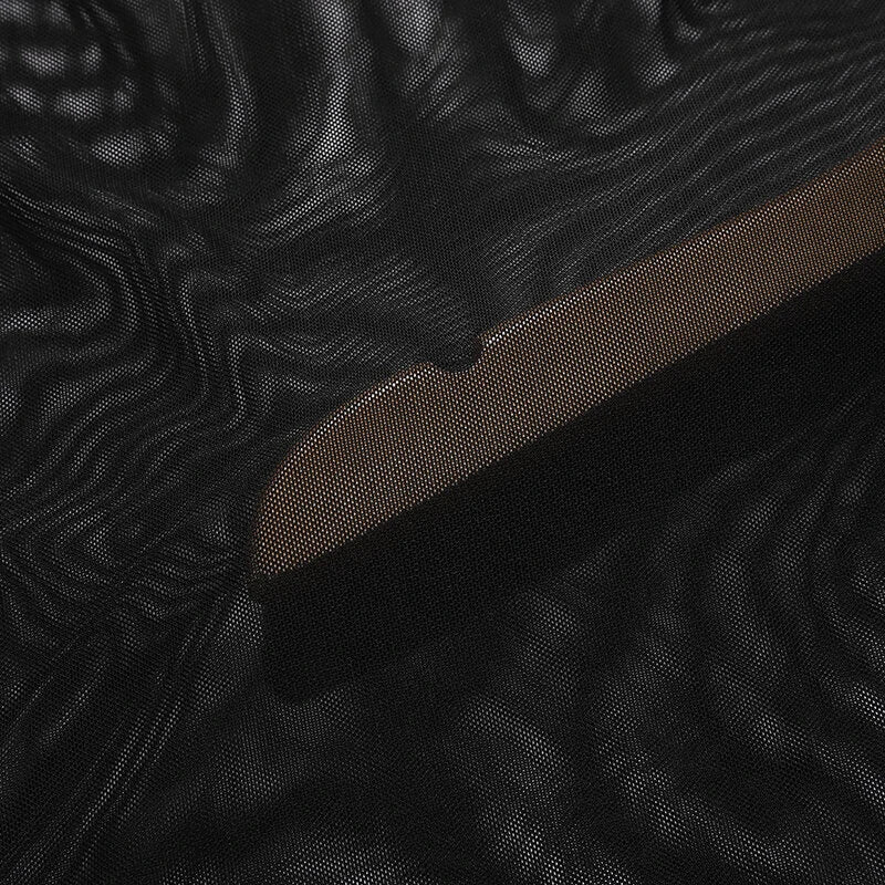 INCERUN Men's T-shirt Solid Color Crew Neck Short Sleeve T-shirt with Design See Through Fabric, Chic Tops Suitable for Summer Nightclubs Leisurewear