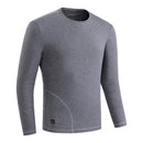 TENGOO HD-02G Electric Heated Top Pant Set Fleece 3 Zones Heating Lined Thermal Long Sleeves Trousers Men USB Chargeable Heated Suit