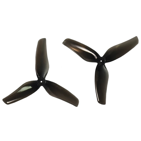 8 Pairs Gemfan Hurricane 2009 2 Inch 3-Blade Clear Black Propeller 1.5mm 1 Hole for 1103 Motor RC FPV Racing Drone