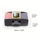 2/4/6 Decks Automatic Poker Card Shuffler for Tabletop Games Automatic Card Shuffler Automatic Playing Cards Shuffler Mixer Games Poker Sorter Machine Dispenser for Travel Home