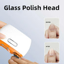 2-in-1 USB Rechargeable Electric Nail Cutter and Polisher Lightweight and Portable ABS Material Nail Trimmer Suitable for Adults and Babies Type-C USB Power Supply 500MAH Li-ion Battery