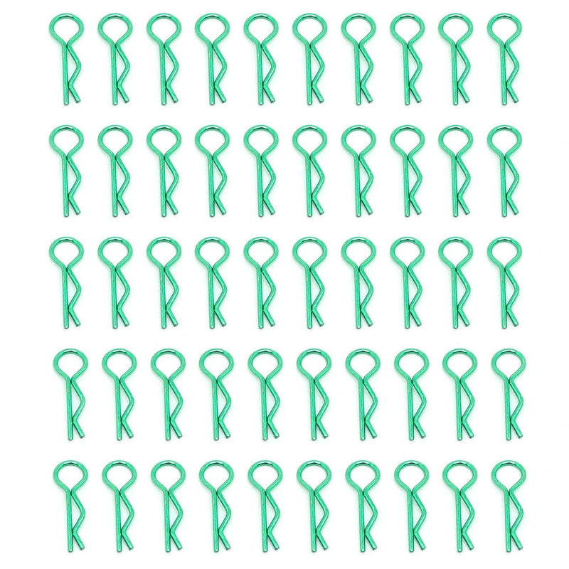 100PCS Universal RC Body R-Type Clips Pins for All 1/10 1/12 Scale Redcat HPI Himoto HSP Exceed RC Car Parts Truck Shell Replacement