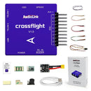 Radiolink Crossflight Flight Controller 2-12S 10 PWM FC wih OSD Module  for FPV Racing Drone RC Car Boat