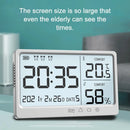 LCD Digital Temperature Humidity Meter -10~50 Measurement Electronic Thermometer Hygrometer LCD Display Alarm Clock