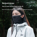 ROCKBROS Ear-hook Cycling Face Masks Lightweight High Elastic Breathable Warm Windproof Neck Scarf Sunscreen Mask Face Cover for Outdoor Sports