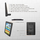 BALDR 3 Sensors Weather Station Wireless Indoor Outdoor Thermometer with Alarm Clock / Calendar / Weather Forecast