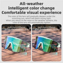 ROCKBROS Cycling Goggles Photochromic Anti-Fog Ultralight UV Protection Biking Glasses MTB Road Outdoor Sports Sunglasses