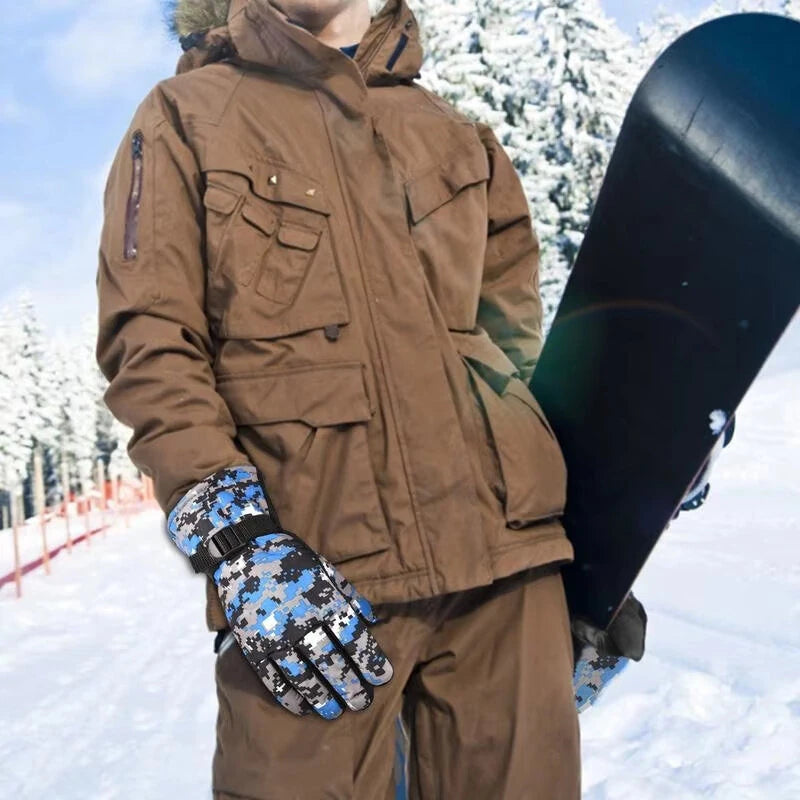 Waterproof Cotton Gloves for Men and Women Breathable Snow Gloves Motorcycle Gloves Snowboard Ski Gloves