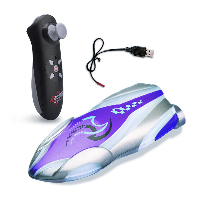 HUICAN 809 Mini Remote Control High Speed RC Boat Two Motors Led Light 360 Rotation Palm Speed Boat Summer Water Toy Pool Toy