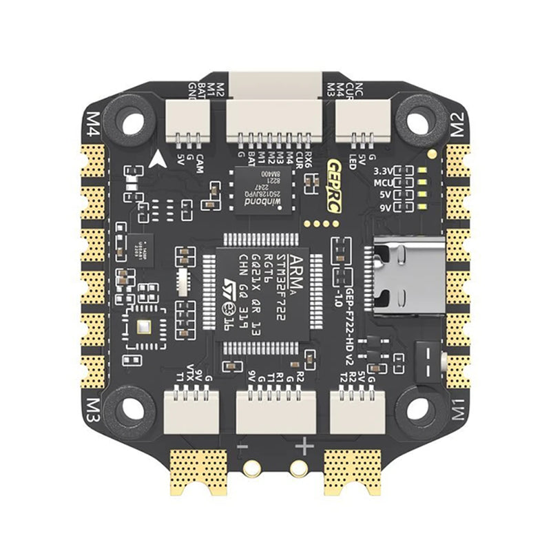 GEPRC TAKER F722 F7 Flight Controller 3-6S with 5V 9V BEC BLS 60A / 80A V2 4in1 ESC Stack for RC Drone FPV Racing