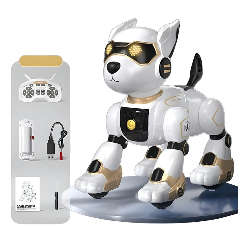 2.4GHz RC Robot Dog Electronic Walking Dancing Dog Intelligent Touch Remote Control Pet Dog Toy for Children's Toys Boys Girls Gifts