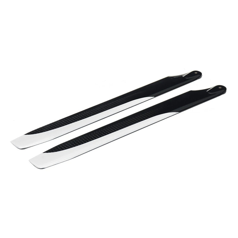 1pair PUDU 230mm Carbon Fiber Main Rotor Blade Propeller For RC Helicopter