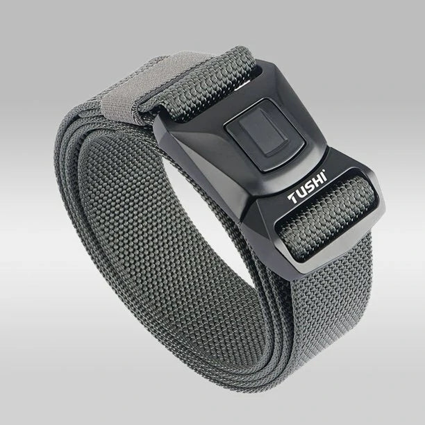 TUSHI 2023 Tactical Belt 125cm*3.8cm Nylon Polyester Waistband Metal Quick Release Buckle Men Tactical Girdle