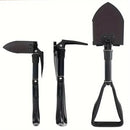 IPRee Outdoor Folding Shovel Steel Multifunctional Camping Tool Survival Shovel With Storage Bag For Outdoor Adventures