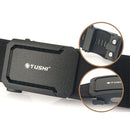 TUSHI 120cm Mens Automatic Buckle Tactical Belt Military Sturdy Nylon Belt for Outdoor Work Business Police Duty