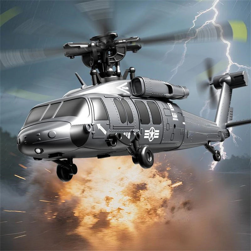 JJRC U9901 2.4G 6CH 6-Axis Gyro Brushless Motor Optical Flow Positioning Barometric Altitude Simulation Aerobatic RC Helicopter RTF