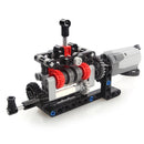 MOC-103739 Building Blocks with Motor Compatible with Manual Gearbox 4-Speed Shifting Structure Fun Puzzle Games Toy for Assembling