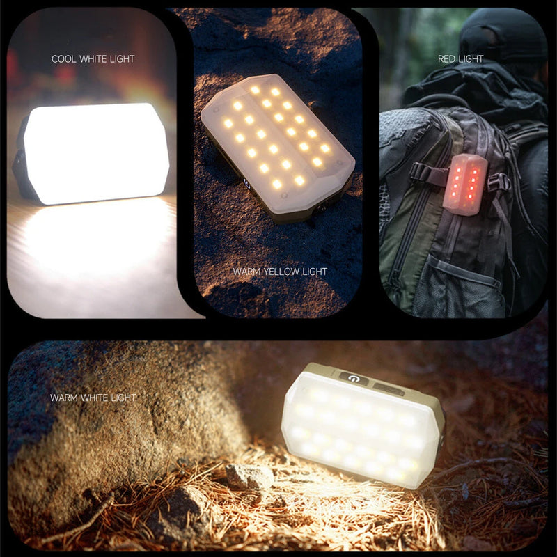 IPRee LED Camping Tent Light USB Rechargeable Searchlight High Power Outdoor Emergency Lighting Waterproof Portable Hanging Night Lamps