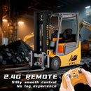 YD001 RTR 1/50 2.4G RC Car Forklift Truck Simulation Crane Loader Remote Controlled Full Direction Engineering Vehicle Desktop Toys Model Collection Gift For Boys