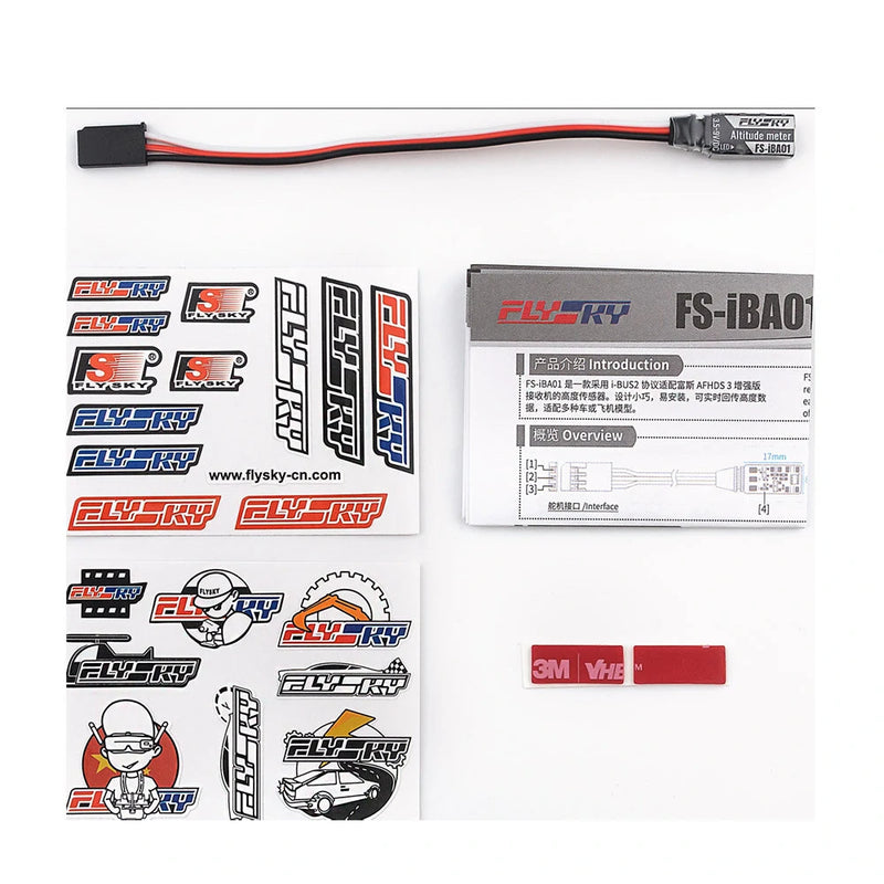 Flysky FS-iBA01 Enhanced Receiver Altitude Sensor for i-BUS2 Protocol RC Car Boat Aircraft Drone