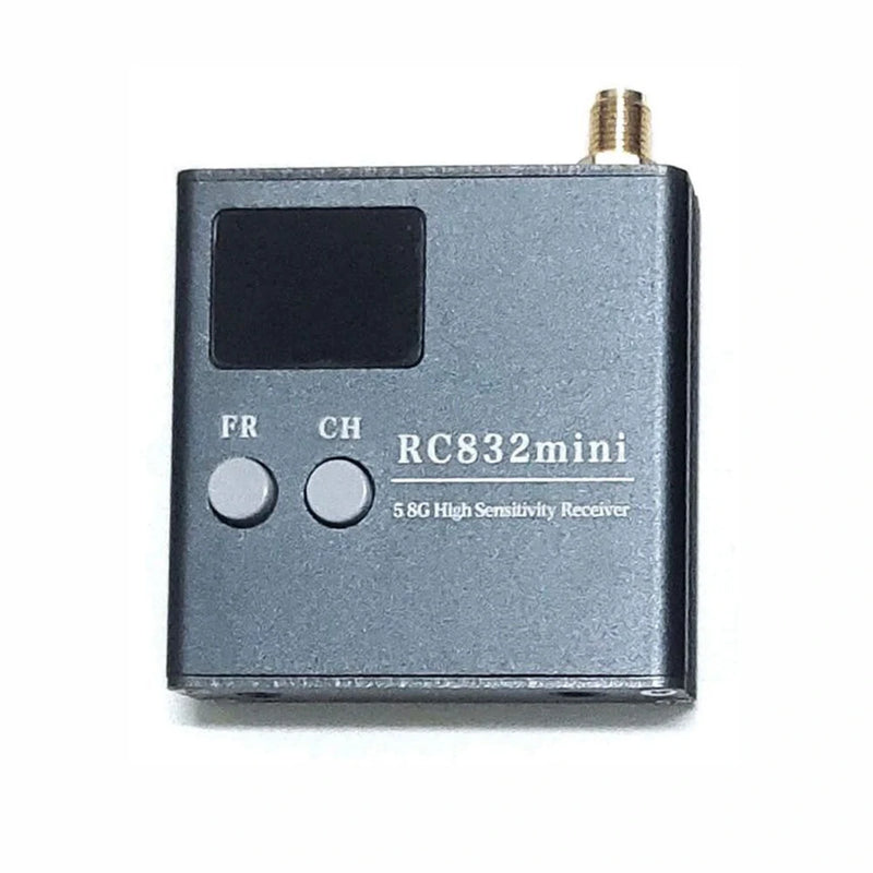 SJ RC832 Mini Wireless 4.9G-5.8G 56CH 5dB Two-Way Video/Audio High Sensitivity Receiver for RC Drones