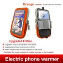 Warmspace 1pcs Electric Heated Mobile Phone Bag Multifunctional Antifreeze Case with Rope for Outdoor Travel in Winter