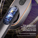 Tevorex Foldable Handheld Steamer Iron 1200W High Pressure Steam Lightweight 4-mode Adjustment LCD Display Steaming Machine For Various Fabrics Highly Effective Wrinkle Removal