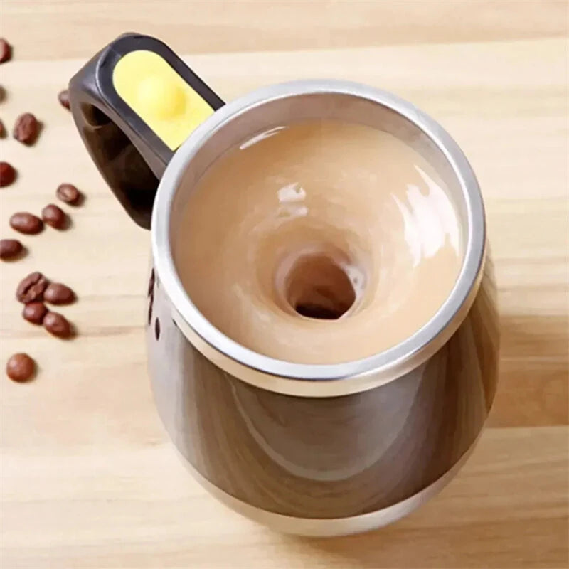 450ml Electric Self Stirring Magnetic Stainless Steel Coffee Mug Coffee Milk Mixing Cup Blender Lazy Smart Mixer Thermal Cup