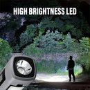 IPRee LED Camping Light Multifunctional Search Light 3 Light Modes Outdoor Camping Flashlight Foldable Camping Accessories