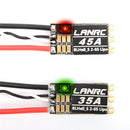 LANRC 35A / 45A BLHeli_S 2-6S ESC with RGB LEDs Supports DShot150 300 600 for FPV Racing Drone