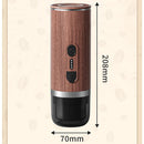Comfook 3-in-1 Portable Coffee Machine Portable Italian Espresso Capsule Coffee Machine Cordless Heating Mini Coffee Machine