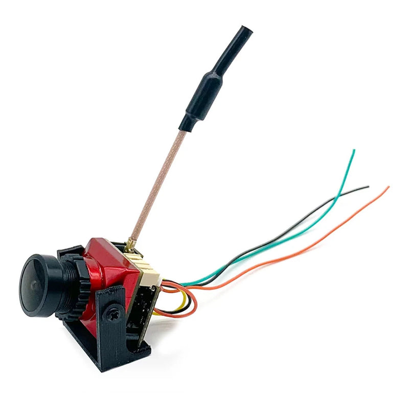 SLONWAKE B19 FPV AIO 5.8GHz 48CH VTX FPV Transmitter w/ Smartaudio Pitmode 25/200/400mW Adjustable Power 2.1mm Lens CMOS 1500TVL 130 Angle FPV Camera for Remote Control Aircraft