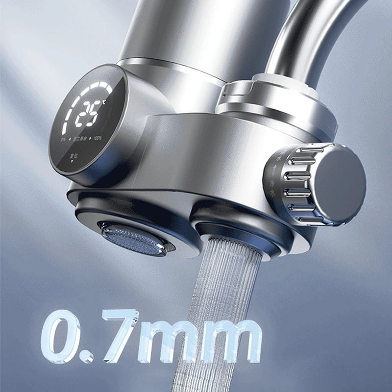 Smart Digital Display Temperature Control Faucet Water Purifier 304 Stainless Steel 8-Layer Filtration with Filter Element Suitable for Balcony Kitchen and Bathroom Multiple Scenes