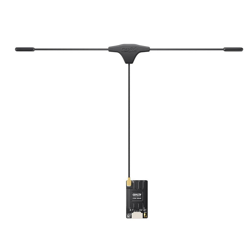 GEPRC ExpressLRS ELRS Nano 915MHz/868MHz PA500 Long Range TXCO Open-Source Receiver With T-Antenna for FPV Racing Drone