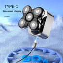 MARSKE 5 In 1 5D Floating Men's Electric Head Shaver Razor Rechargeable Cordless Hair Shaving Razors For Bald Man Waterproof Wet Dry Beard Trimmer