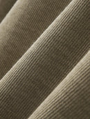 Mens Solid Knit Quarter Zip Long Sleeve Golf Shirt