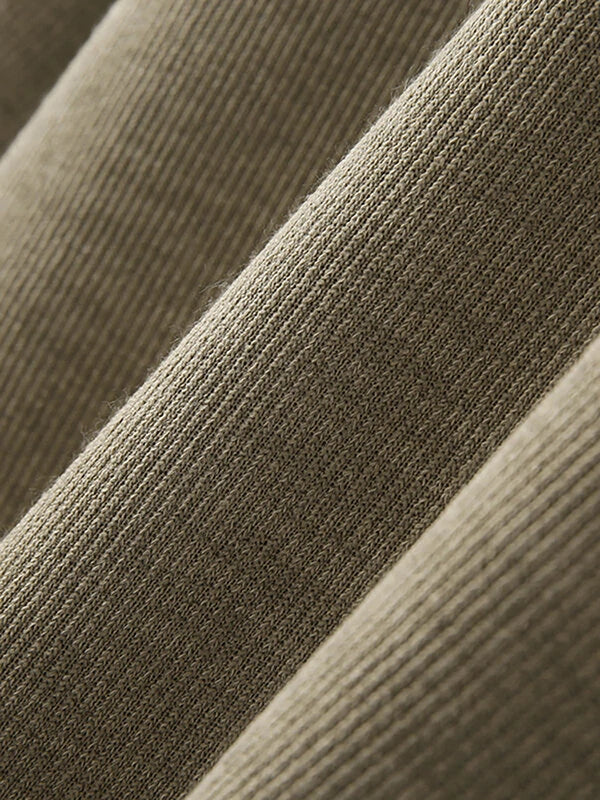 Mens Solid Knit Quarter Zip Long Sleeve Golf Shirt