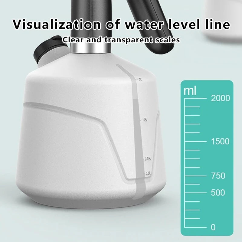 2L Electric Spray System Mist Spray Bottle Automatic Garden Watering Can Water Spray Device Sterilization With Extension Rod