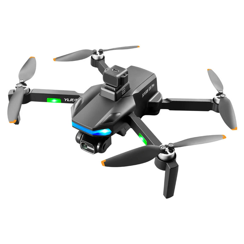 YLR/C S135 GPS 5G WiFi FPV with 8K HD ESC Dual Camera 3-Axis EIS Gimbal 360 Obstacle Avoidance Brushless Foldable RC Drone Quadcopter RTF