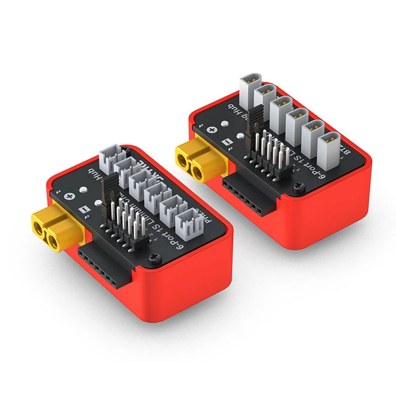 SkyRC OSH 6-Port PH2.0 / BT2.0 1S LiPo LiFe Li-ion LiHV Battery Charging Hub Adapter Plate Support B6neo B6ACneo B6neo+ B6neo 2 Charger