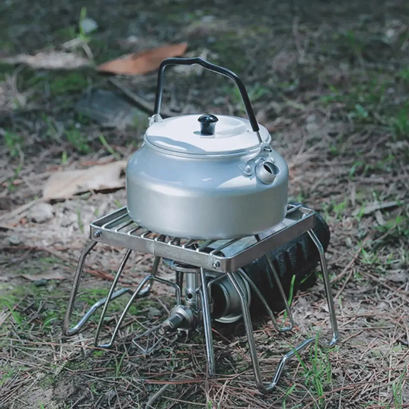 Outdoor Portable Foldable Stove Stand Rack Camping Pot Bracket Holder Gas Stoves Burner Bracket Travel BBQ Barbecue Accessories