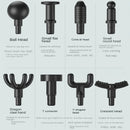 Konka A2 Massage Gun 8 Message Heads 99 Adjustable Gears Fascia Gun Brushed Motor 1500mAh Battery